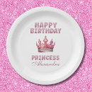 Search for crown paper plates Princess birthday party