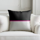 Search for black and white striped pillows Simple