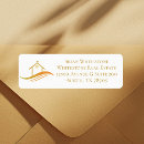 Search for gold logo return address labels Chic