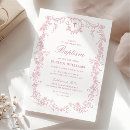 Search for pink toile invitations Chinoiserie