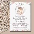 Recherche de rose de hibou invitations C'est une fille