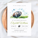 Search for football baby shower invitations Minimalist