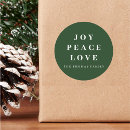 Search for peace love and joy stickers Typography