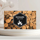 Search for logging business cards Fireplace
