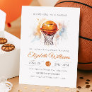 Search for basketball baby shower invitations Minimalist