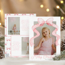Search for pink ribbon christmas cards Coquette