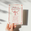 Recherche de martini bachelorette party invitations Rouge