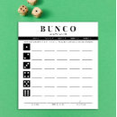 Recherche de jeux blocsnotes Bunco