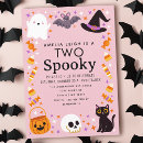 Search for two spooky birthday invitations Pumpkin