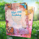 Search for monarch invitations Watercolor