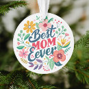 Search for thank you mom ornaments Mother
