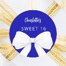 Search for royal blue stickers Blue and white