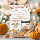 Search for harvest invitations Fall party