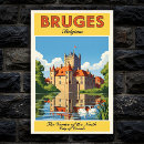 Recherche de bruges travel posters Vintage