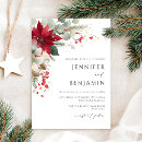 Search for elegant christmas wedding invitations Modern