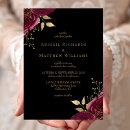 Search for burgundy black wedding invitations Modern