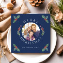 Search for watercolour christmas cards Holly