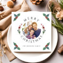 Search for watercolour christmas cards Holly