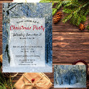 Search for winter wonderland seasonal invitations Forest