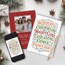 Search for isaiah christmas cards Scripture