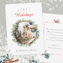 Search for wreath photo card holiday cards Botanical