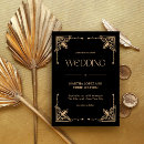 Search for dramatic wedding invitations Geometric