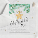 Search for tree trimming invitations Tree decorating party