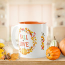 Search for fall in love mugs Watercolor