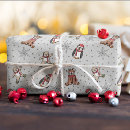 Search for animal christmas wrapping paper Whimsical