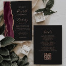 Search for rose gold and burgundy wedding invitations Trendy