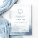 Search for blue watercolor wedding invitations Mountain