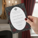 Recherche de style gothique invitations Classique