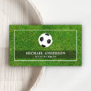 Search for soccer coach business cards High school