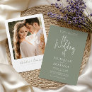 Search for elegant photo wedding invitations Simple elegant calligraphy script
