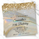 Search for marble 30th birthday invitations Luxury