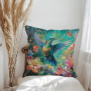 Recherche de colibri coussins Fleurs