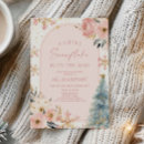 Recherche de snowflake baby girl shower invitations Un petit flocon