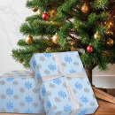 Search for silver and blue wrapping paper For her