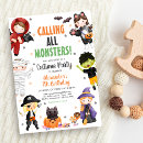 Search for costume birthday invitations Spooky