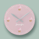 Search for pink kitchen clocks Girly