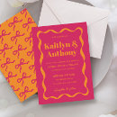 Search for bows wedding invitations Funky