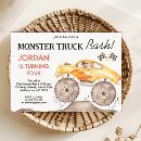Recherche de monster bash invitations D'anniversaire de camion monstre