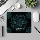Recherche de turquoise noir tapis souris Calligraphie