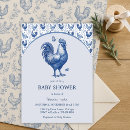 Search for toile baby shower invitations French country