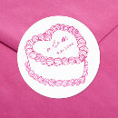 Recherche de monogramme rose autocollants Pour eux