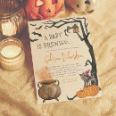Search for witch 4x6 invitations Spooky