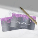 Recherche de pourpre violet cartes visite Métal brossé