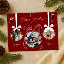 Search for red ornament postcards Photo collage