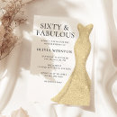 Search for sixty and fabulous birthday invitations Dress