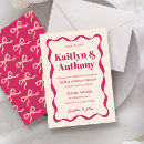 Search for bows wedding invitations Funky